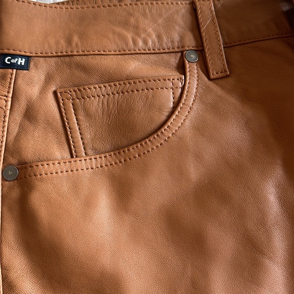 Citizens of Humanity - Calista Curve Jeans in Brandy Leather - Picture 4 of 5